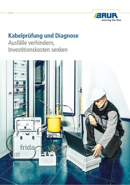 Broschüre: Kabelprüfung und Diagnose | BAUR GmbH