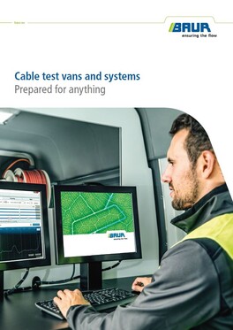 Product brochure: Cable test vans and systems | BAUR GmbH