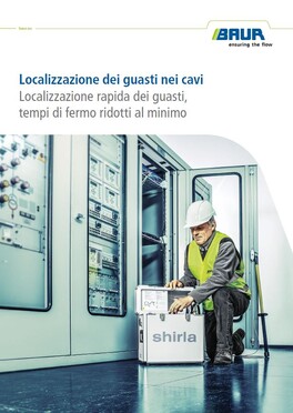 Brochure: Localizzazione dei guasti nei cavi | BAUR GmbH