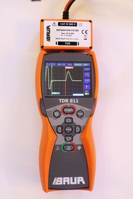 Cable fault location: TDR 811P  | BAUR UK