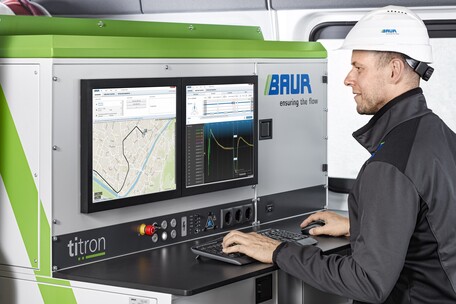 Proceso de localización de averías de cable: Prelocalización | BAUR GmbH