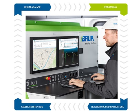 Kabelfehlerortung: Prozessschritt Vorortung | BAUR GmbH