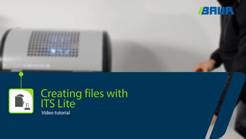 Video tutorial: creating files with ITS Lite | BAUR GmbH