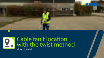 Video tutorial: cable fault location with the twist method | BAUR GmbH