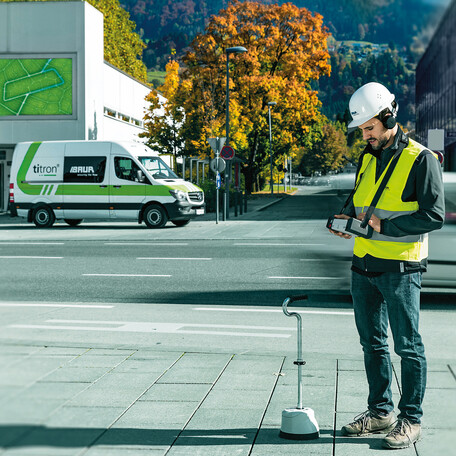 Proceso de localización de averías de cable: Localización de tendidos | BAUR GmbH