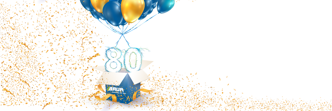 80 Jahre: Jubiläumsjahr | BAUR GmbH
