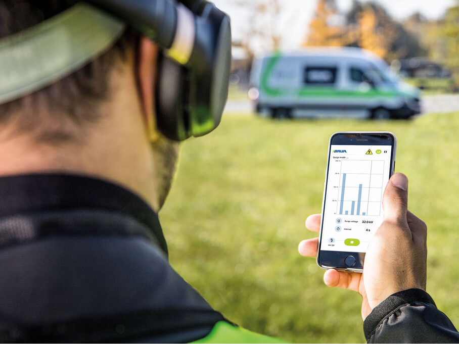 Cable Fault Location App: schonende und sichere Nachortung | BAUR GmbH