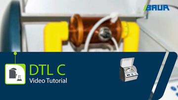Video tutorial: Insulating oil testing with DTL C | BAUR GmbH